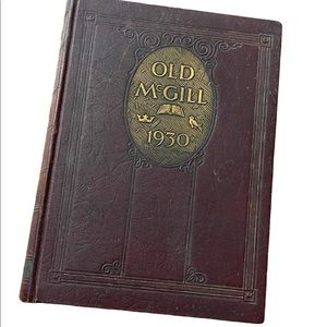Old McGill Year Book  University 1930 Antique